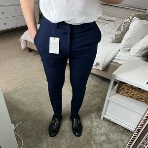 Asos slim dress pants navy with tag